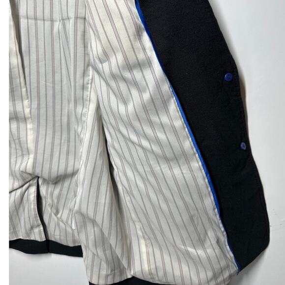 J. Crew Rhodes Black Wool Blazer Style E1037 Size 8 Tall Long Preppy Designer - Picture 6 of 15